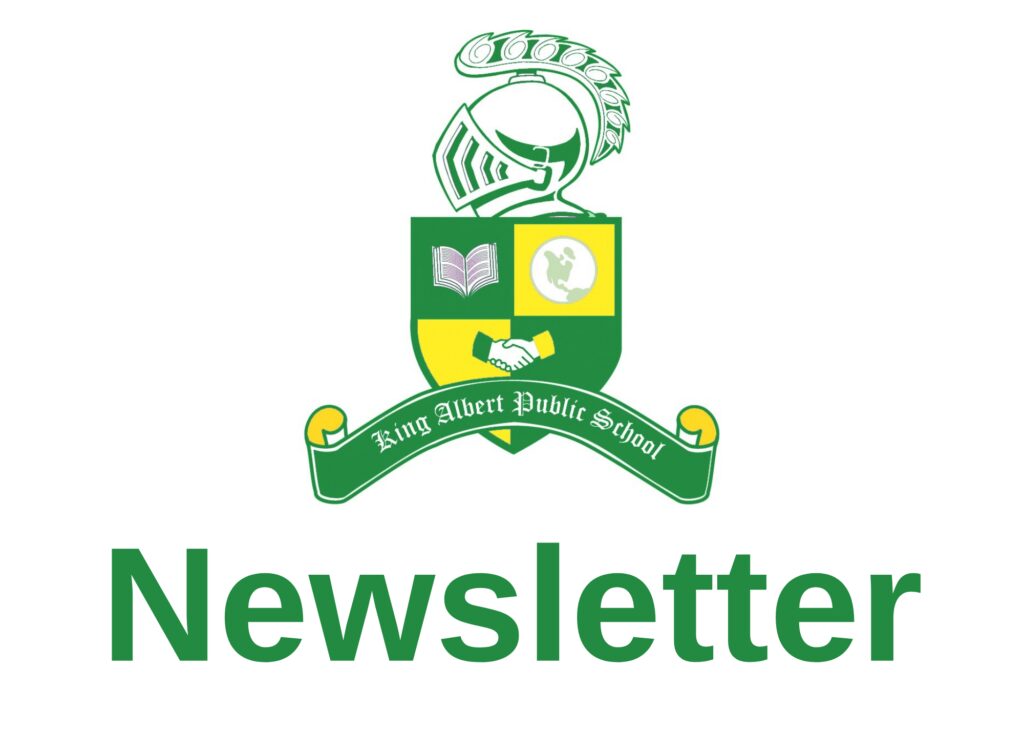 King Albert PS Newsletter graphic